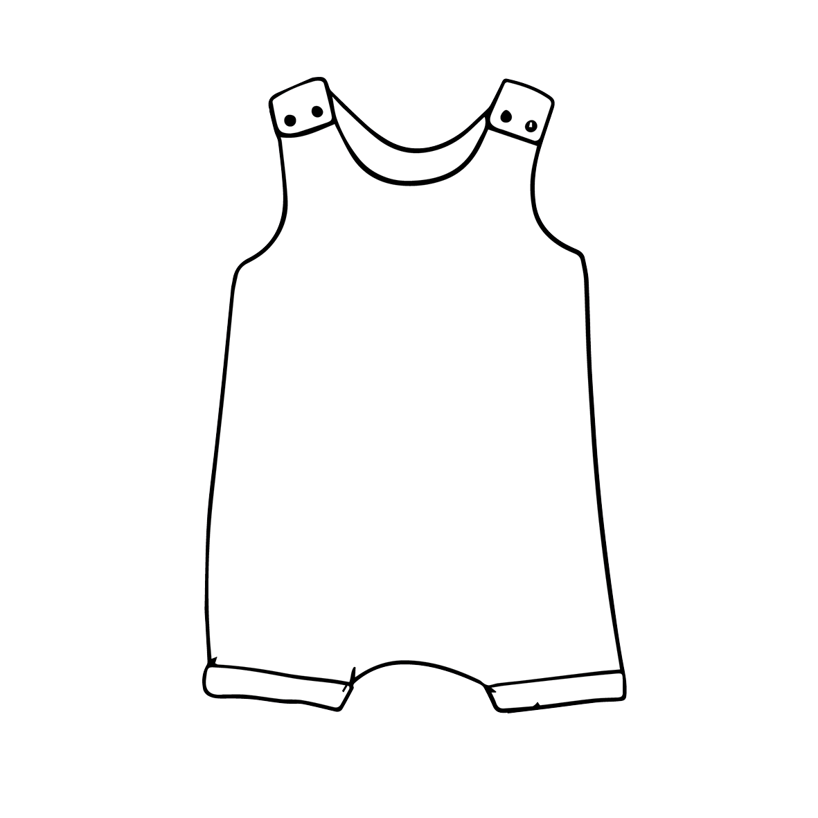 Black and white short top romper