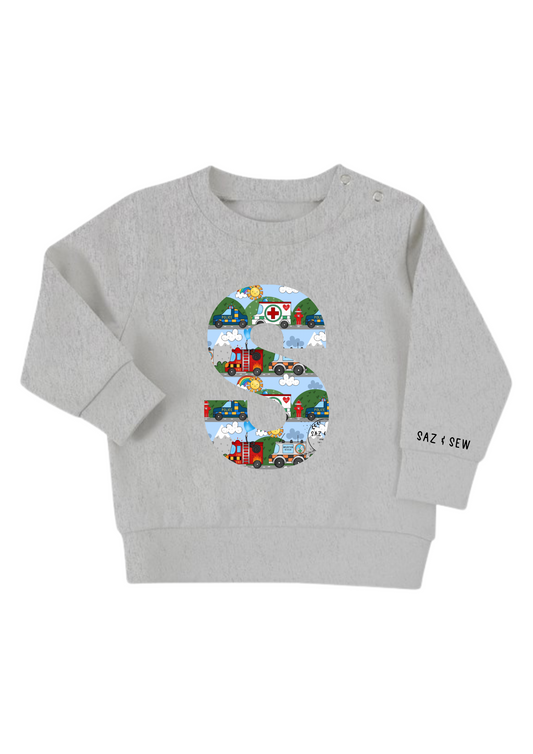 Large Initial Sweatshirt
