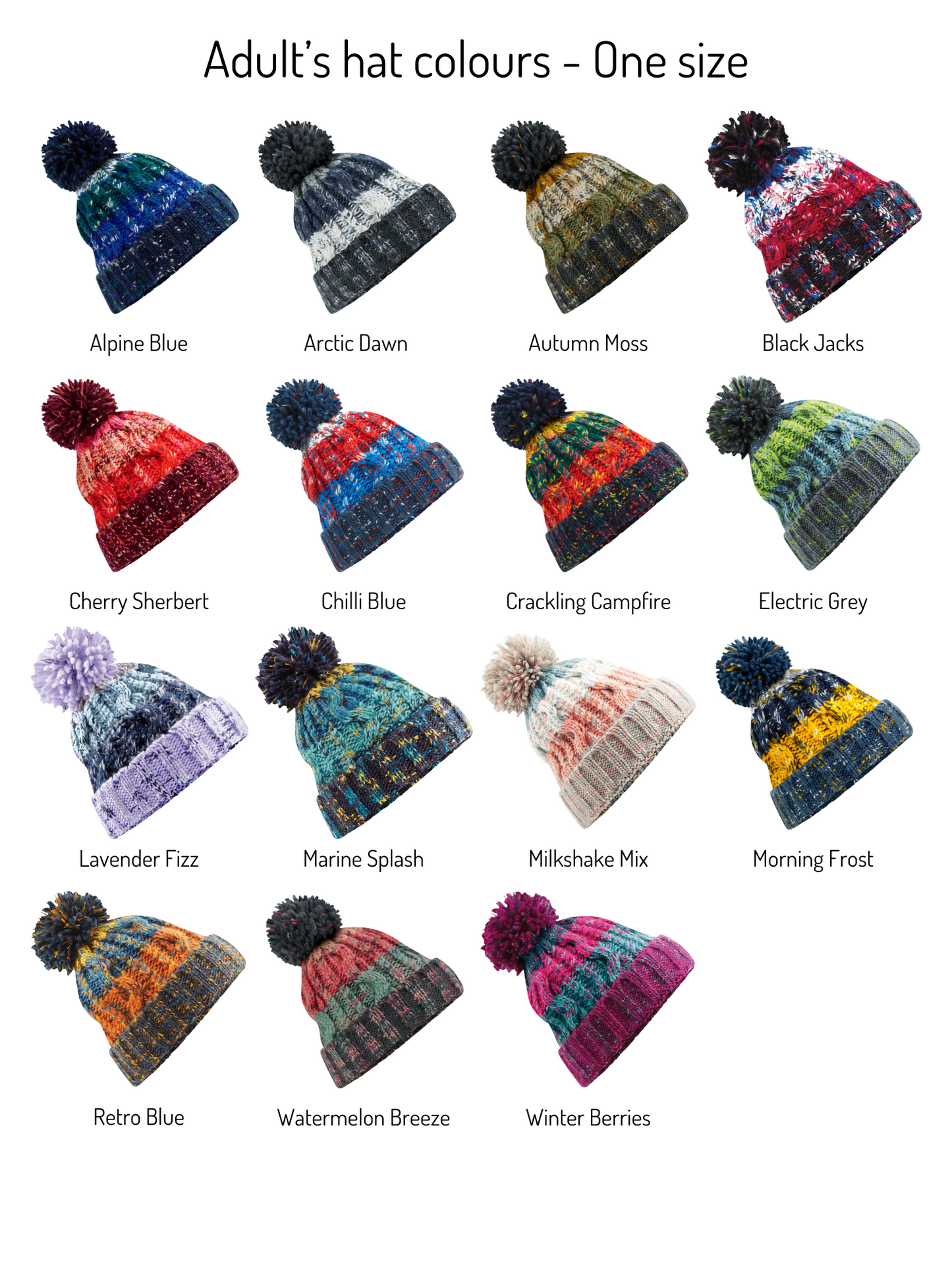 Adult's Knitted Hats